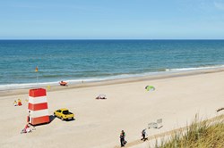 Badestrand ved Hvide Sande